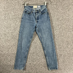 Everlane Women's Size 24 Regular The Cheeky High Rise Straight Leg Jeans